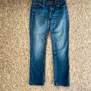 J. Crew matchstick jeans, size 28